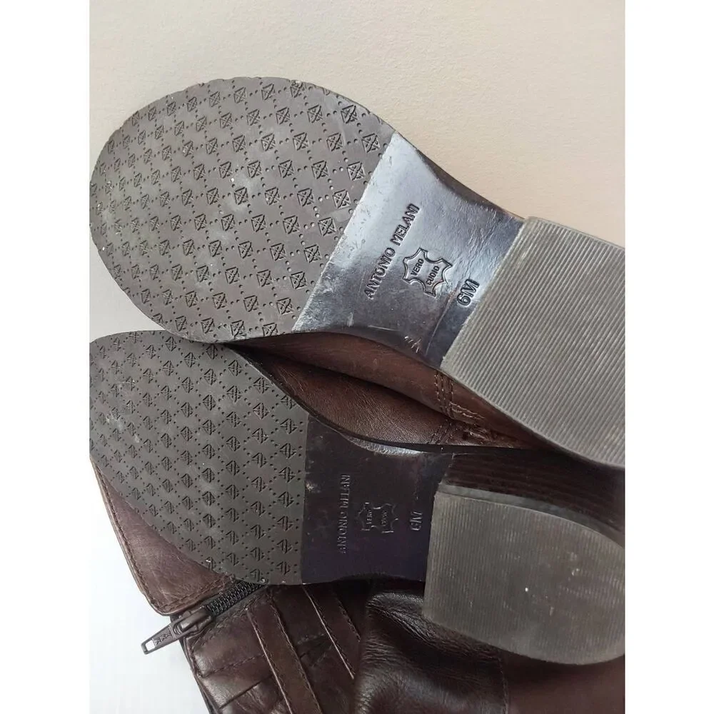 Antonio Melani Boots Sz 6M Brown